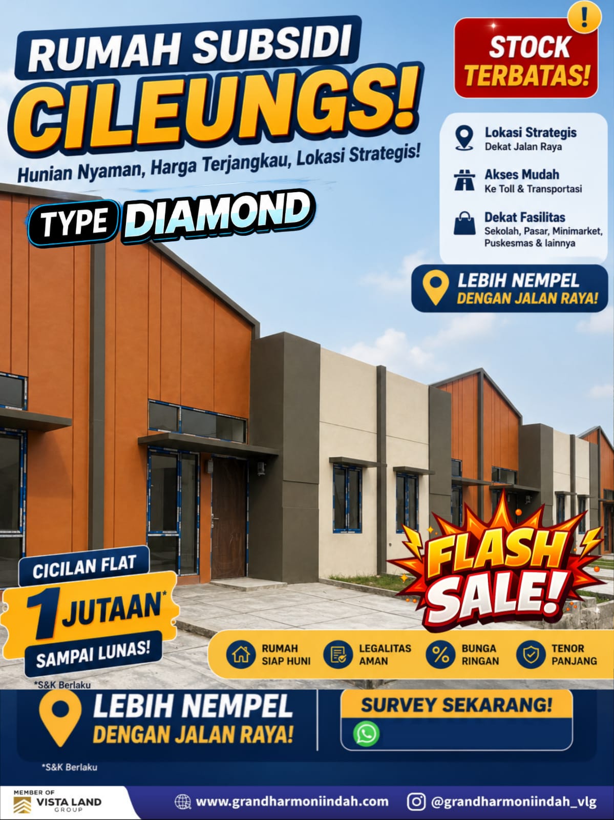 Promo Bebas DP 0% & Gratis Biaya Akad KPR 100%
